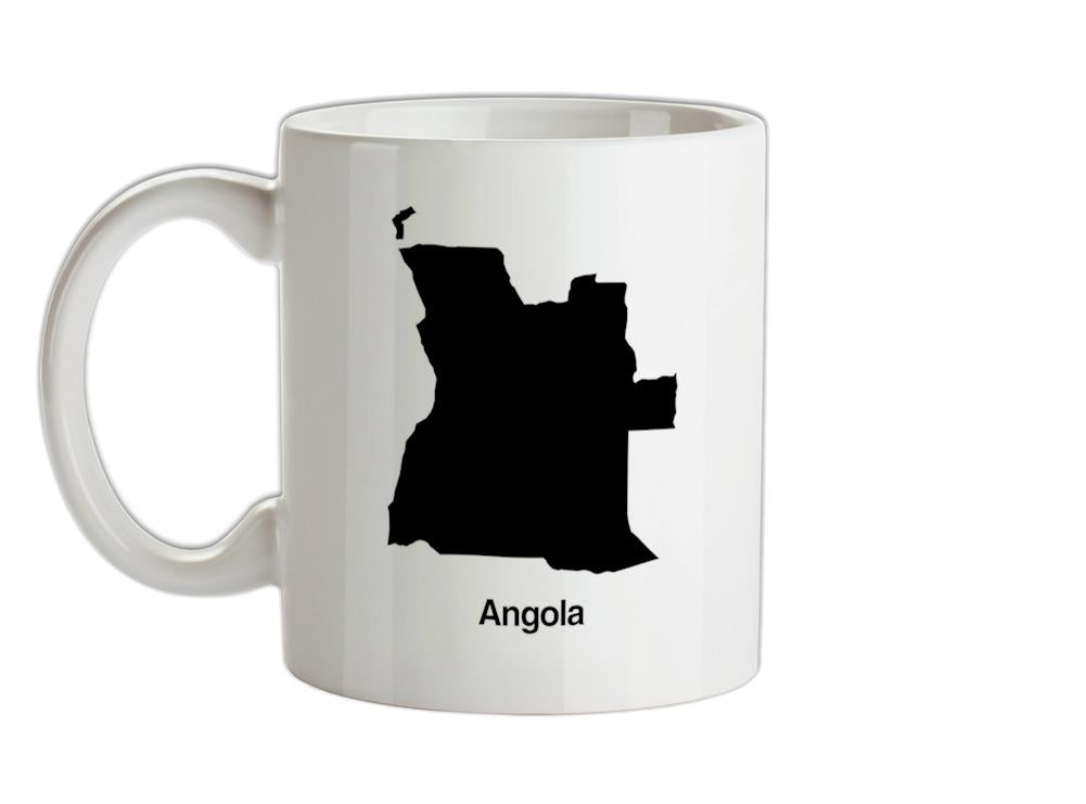 Angola Silhouette Ceramic Mug