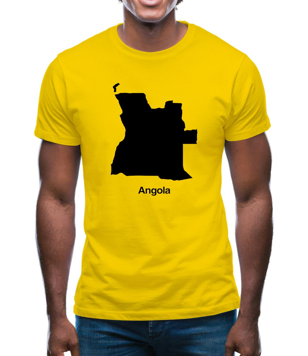 Angola Silhouette Mens T-Shirt