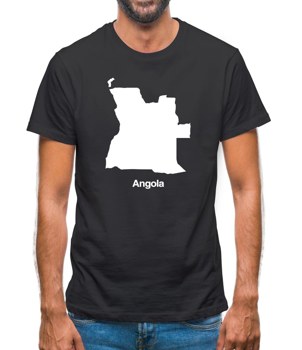Angola Silhouette Mens T-Shirt