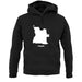 Angola Silhouette unisex hoodie