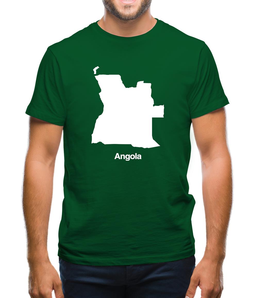 Angola Silhouette Mens T-Shirt