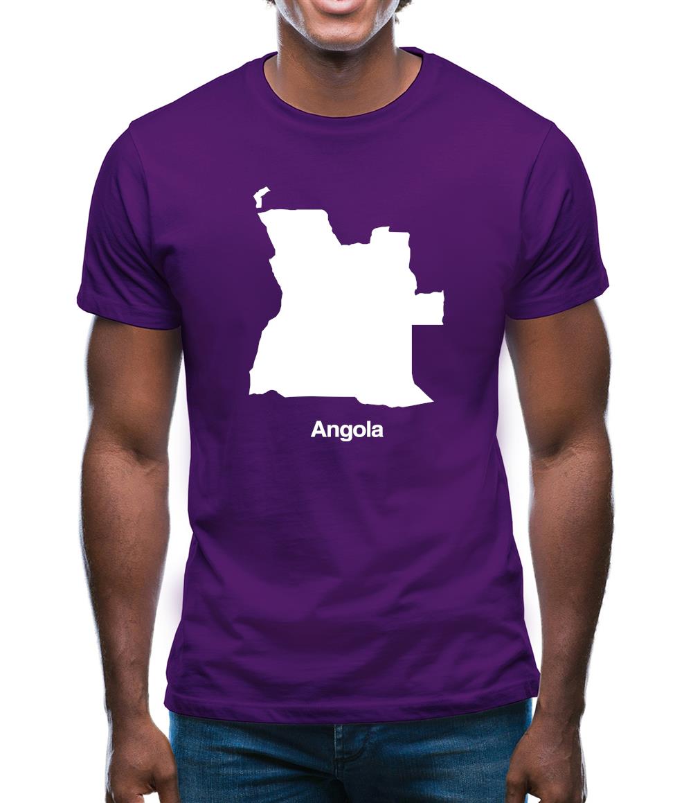 Angola Silhouette Mens T-Shirt