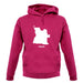 Angola Silhouette unisex hoodie