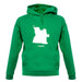 Angola Silhouette unisex hoodie