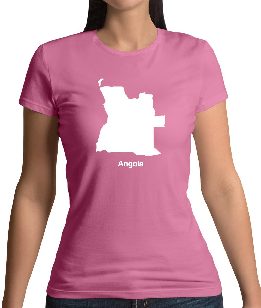 Angola Silhouette Womens T-Shirt