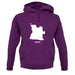 Angola Silhouette unisex hoodie