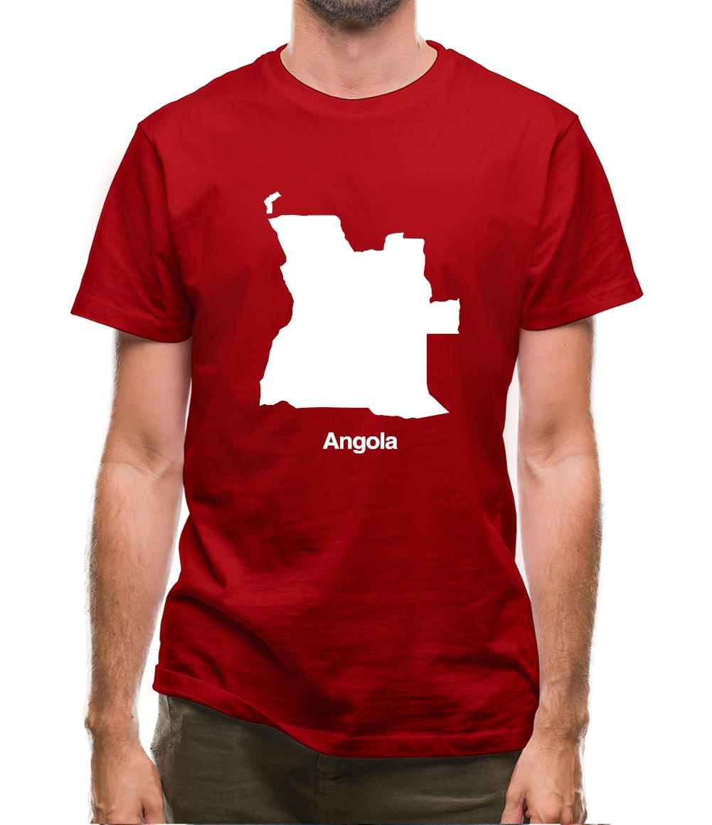 Angola Silhouette Mens T-Shirt