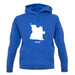 Angola Silhouette unisex hoodie