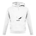 Anguilla Silhouette unisex hoodie