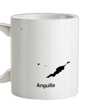 Anguilla Silhouette Ceramic Mug
