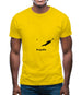 Anguilla Silhouette Mens T-Shirt