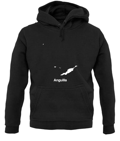 Anguilla Silhouette unisex hoodie