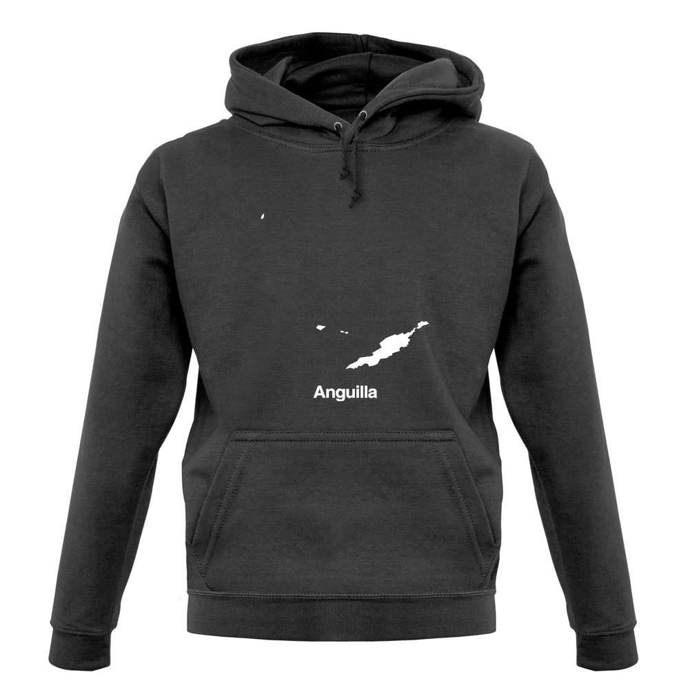 Anguilla Silhouette unisex hoodie