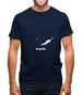 Anguilla Silhouette Mens T-Shirt