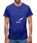 Anguilla Silhouette Mens T-Shirt