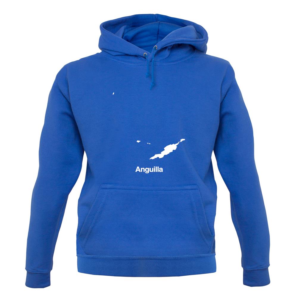 Anguilla Silhouette unisex hoodie