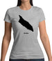 Aruba Silhouette Womens T-Shirt