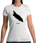 Aruba Silhouette Womens T-Shirt