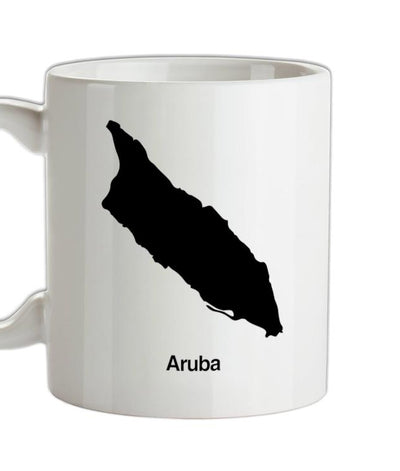 Aruba Silhouette Ceramic Mug