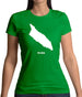 Aruba Silhouette Womens T-Shirt