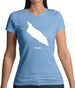 Aruba Silhouette Womens T-Shirt