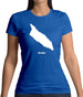 Aruba Silhouette Womens T-Shirt