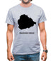 Ascension Island Silhouette Mens T-Shirt