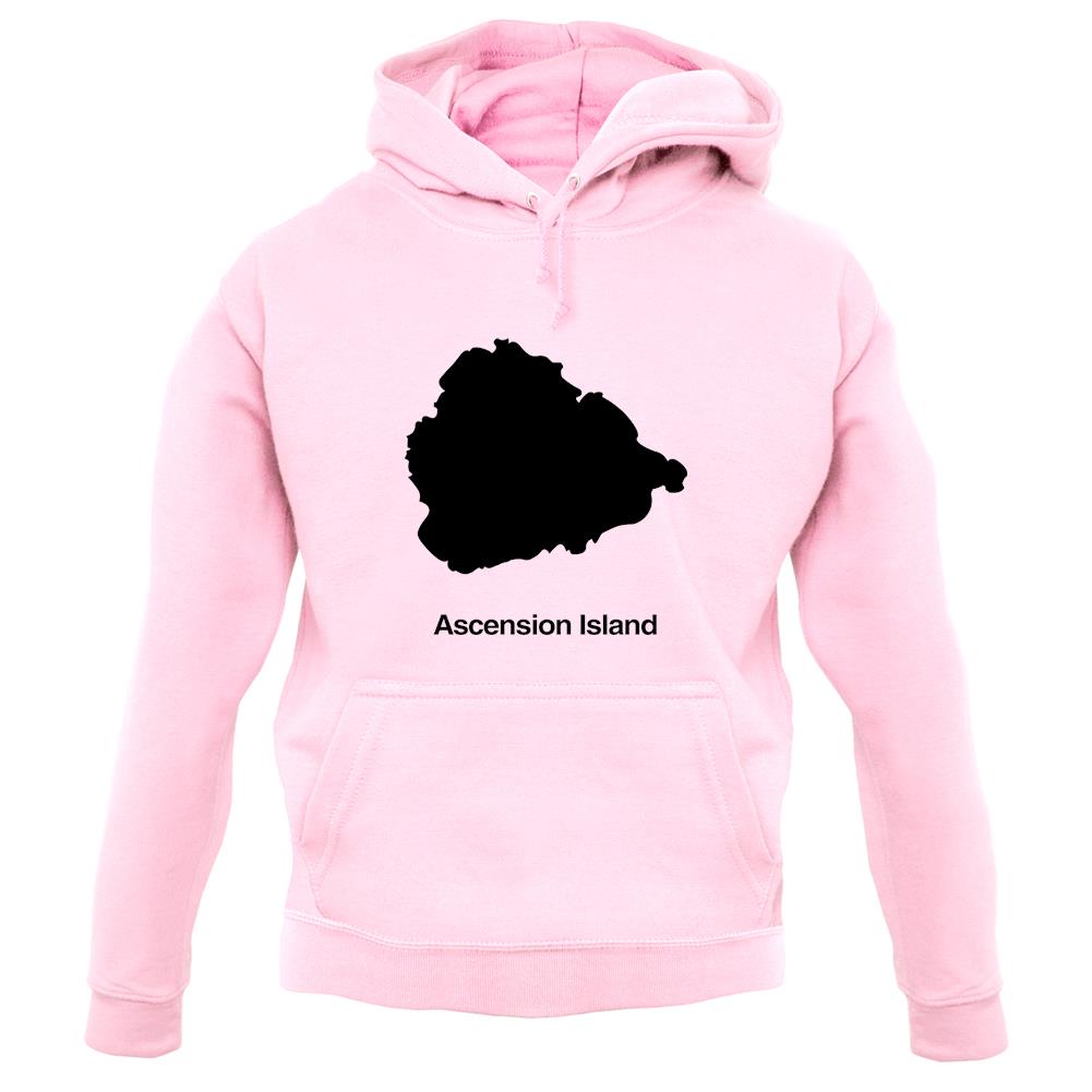Ascension Island Silhouette unisex hoodie