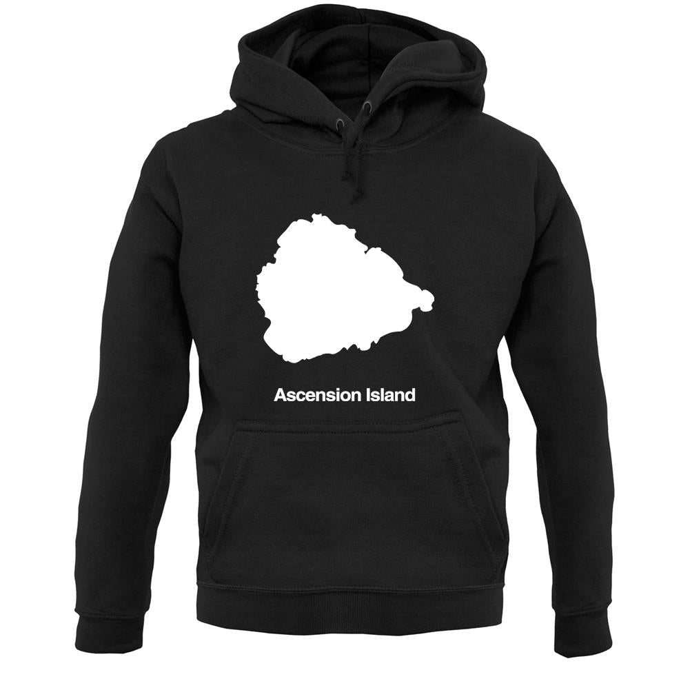 Ascension Island Silhouette Unisex Hoodie