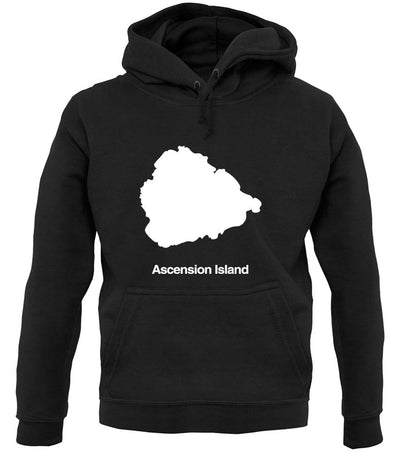 Ascension Island Silhouette unisex hoodie
