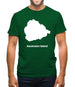 Ascension Island Silhouette Mens T-Shirt