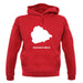 Ascension Island Silhouette unisex hoodie