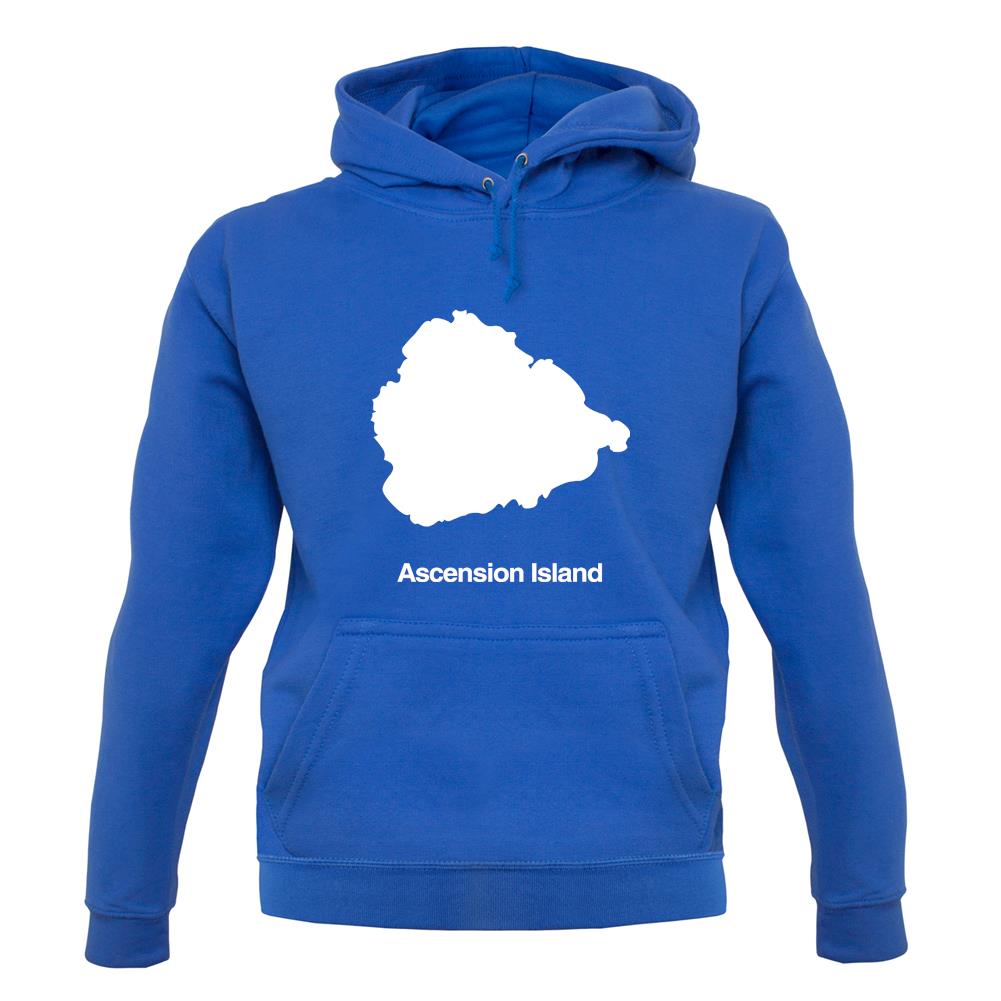 Ascension Island Silhouette unisex hoodie