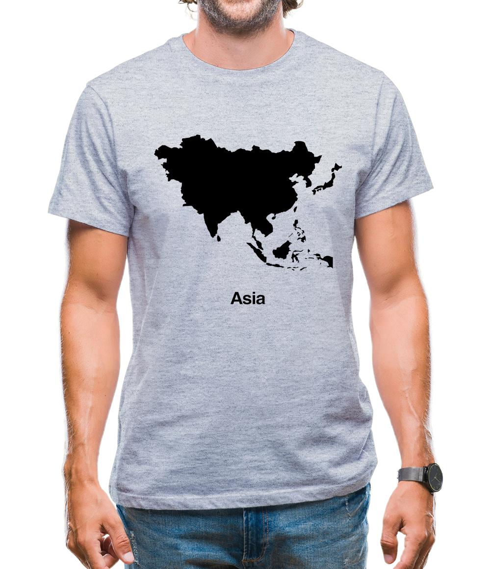 Asia Silhouette Mens T-Shirt