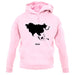 Asia Silhouette unisex hoodie