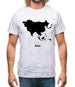 Asia Silhouette Mens T-Shirt