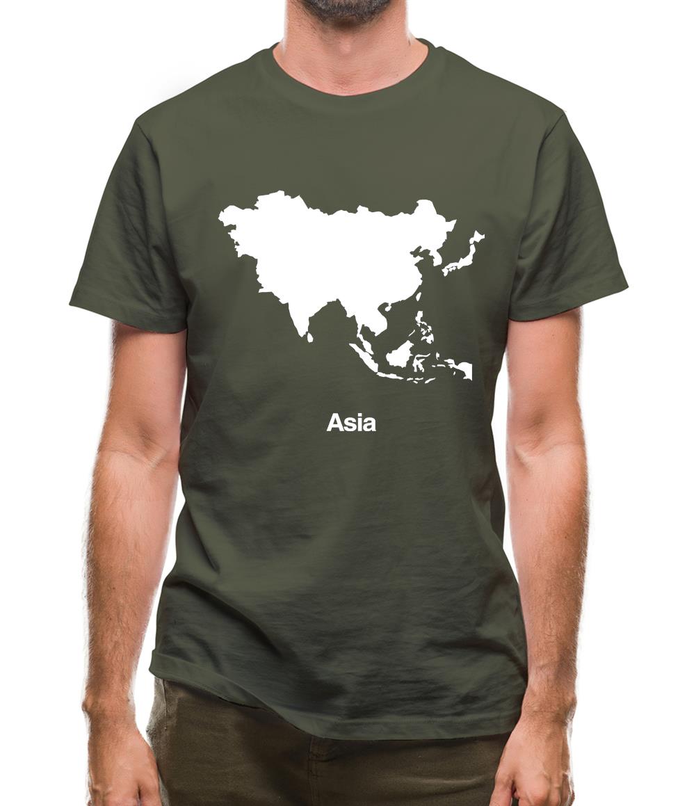 Asia Silhouette Mens T-Shirt
