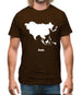 Asia Silhouette Mens T-Shirt