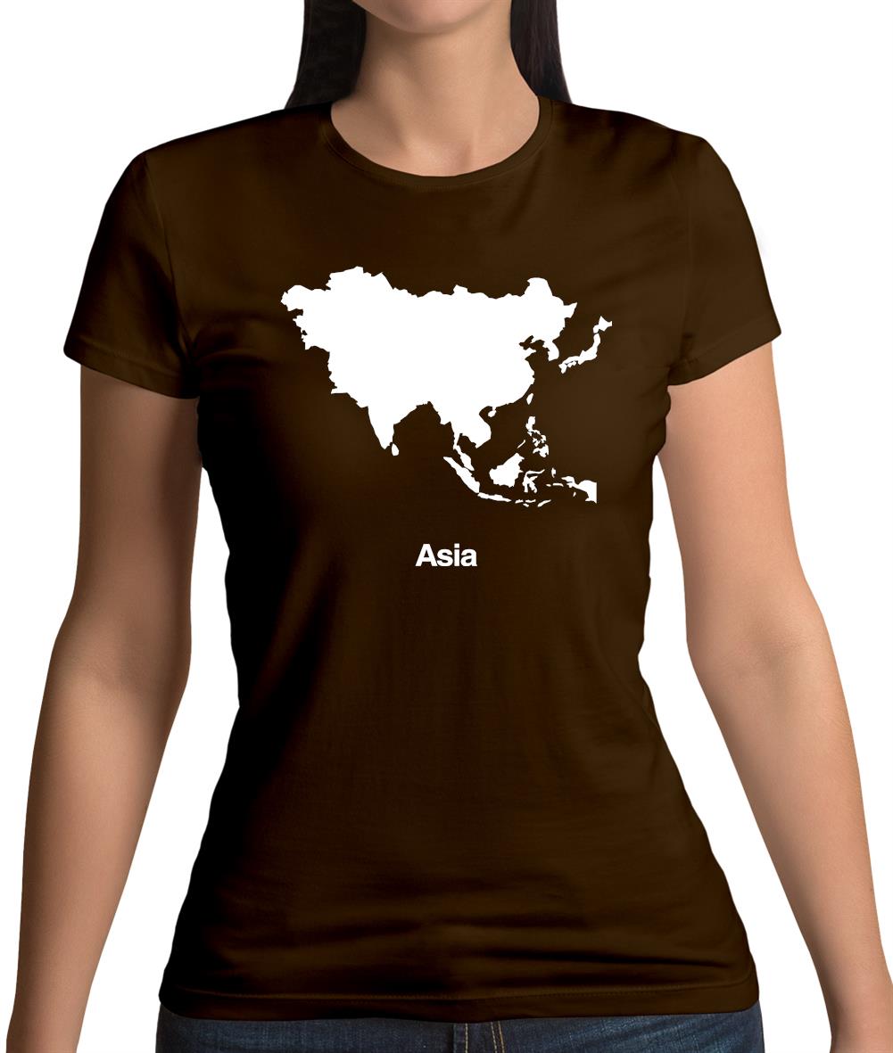 Asia Silhouette Womens T-Shirt