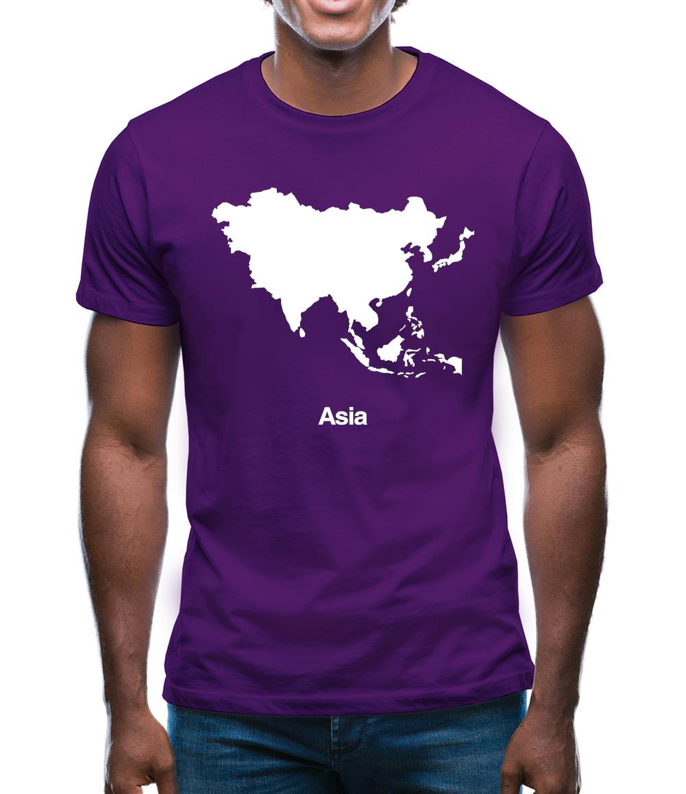 Asia Silhouette Mens T-Shirt