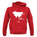 Asia Silhouette unisex hoodie