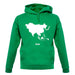 Asia Silhouette unisex hoodie