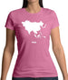 Asia Silhouette Womens T-Shirt