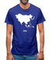 Asia Silhouette Mens T-Shirt