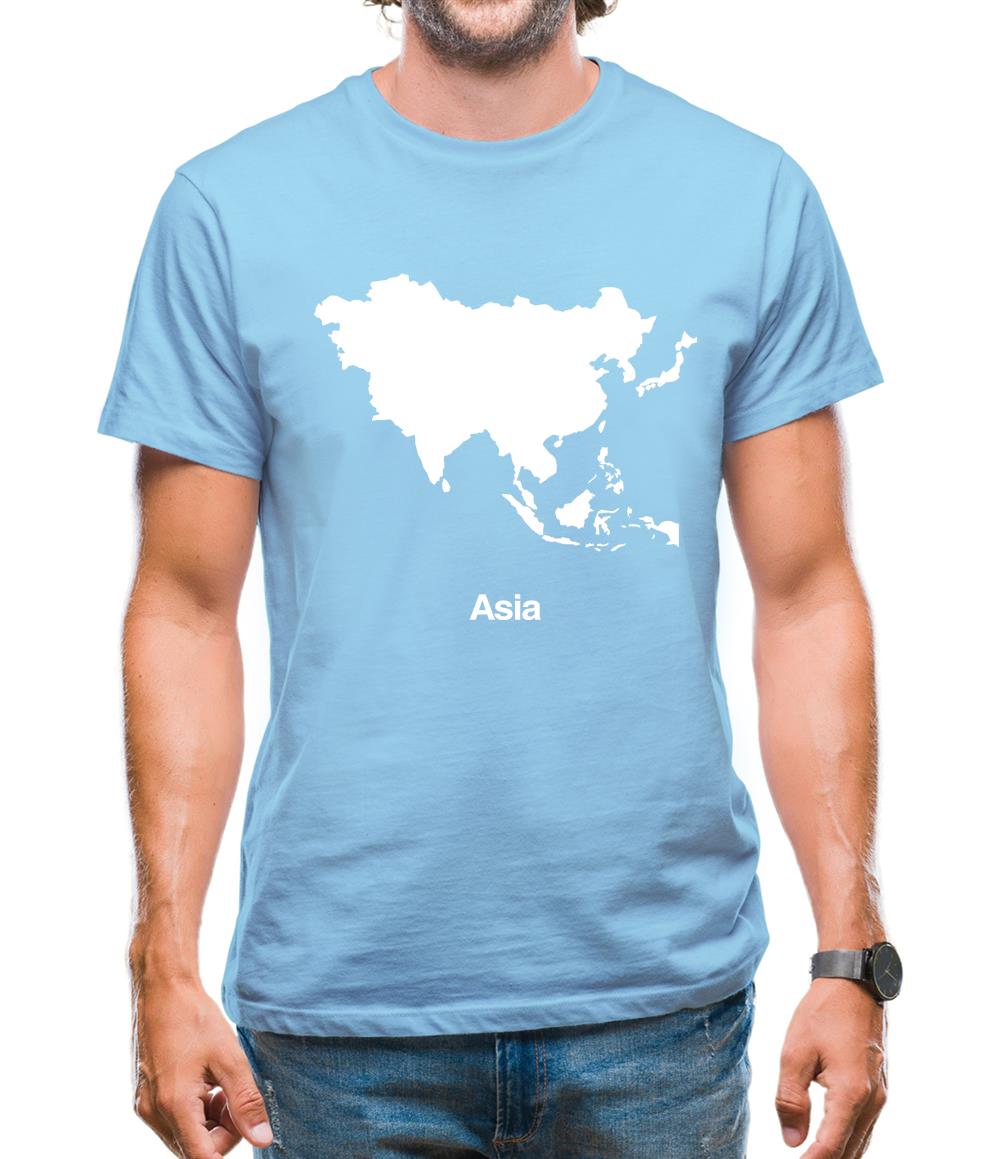 Asia Silhouette Mens T-Shirt