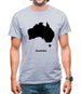 Australia Silhouette Mens T-Shirt