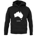 Australia Silhouette unisex hoodie