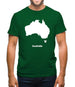 Australia Silhouette Mens T-Shirt