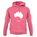 Australia Silhouette unisex hoodie