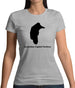 Australian Capital Territory Silhouette Womens T-Shirt
